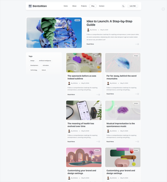 Blog Layout 2